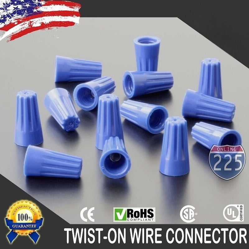 Variety of Twist-On Wire Connector Connection Nut Barrel Screw Rohs UL Color LOT