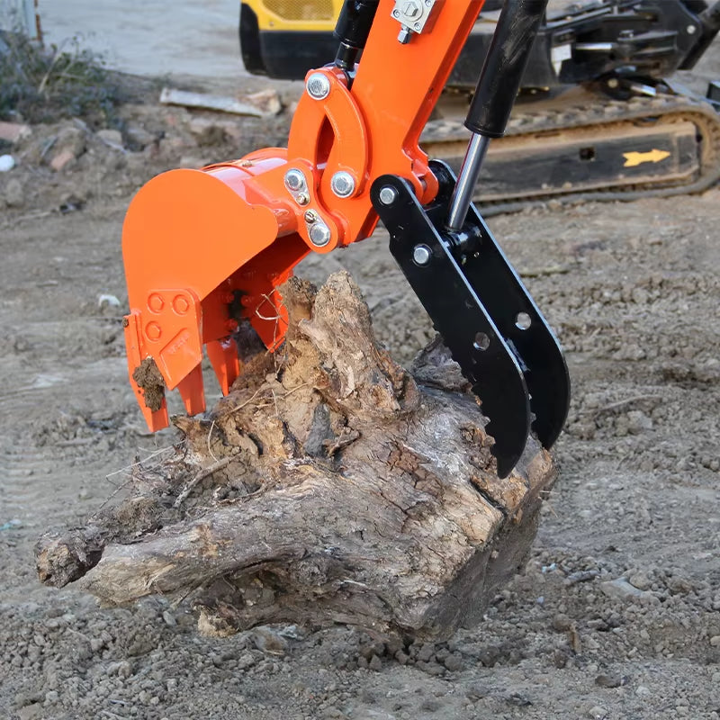 1-Ton Mini Excavator with 13.5HP B&S Engine, Powerful for Farm & Landscape Construction, Free Delivery