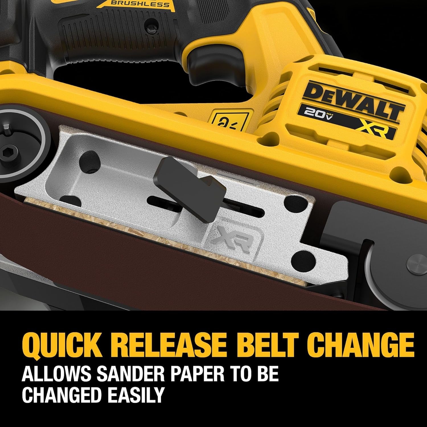 20V MAX* Belt Sander, Cordless, Brushless, Tool Only (DCW220B)