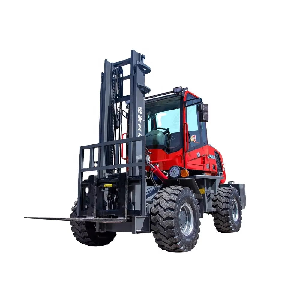 Unleash Your Off-Road Potential with a Powerful 3-Ton All-Terrain Forklift with Great Visibility