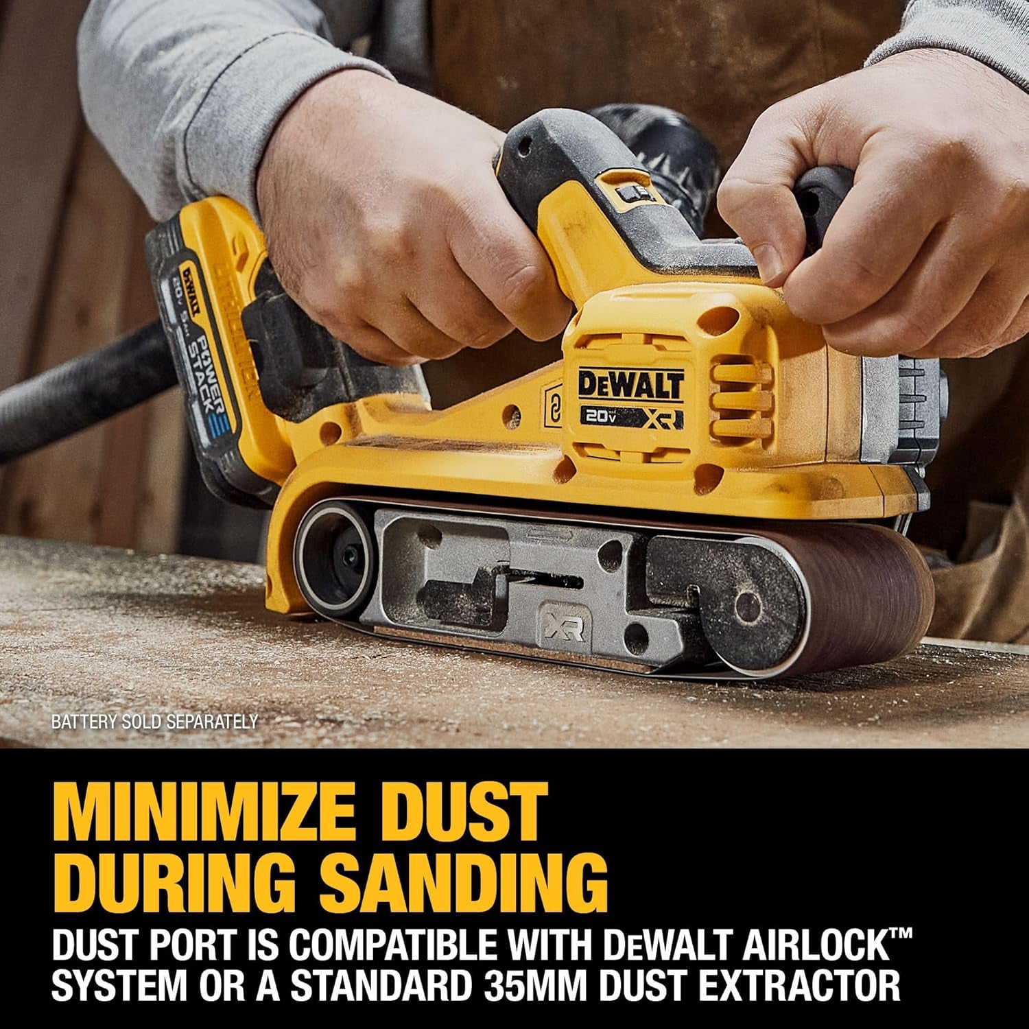 20V MAX* Belt Sander, Cordless, Brushless, Tool Only (DCW220B)