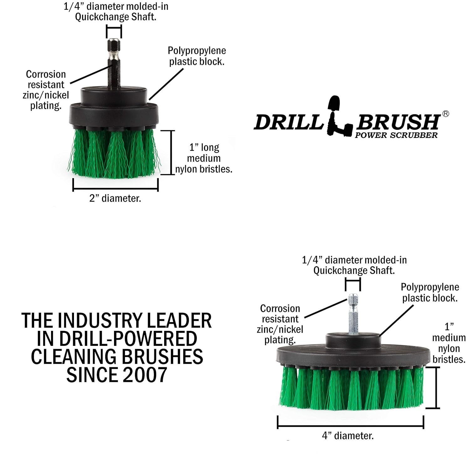 Drill Brush Kitchen Cleaning Supplies - Brush for Drill Oven Cleaning - Home Cleaning Brushes - Drill Brush Microwave Scrubber Set - Kitchen Sink Drill Scrub Attachment - Pots and Pans Cleaning Tools