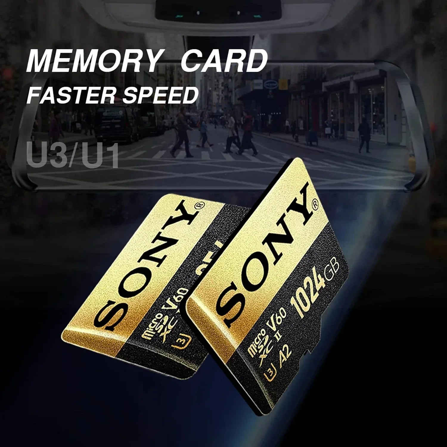SD Memory Card High Speed Micro TF SD Card 128GB 1TB 512GB 256GB A2 U3 V30 SD TF Flash Cards for Xiaomi Phone Computer