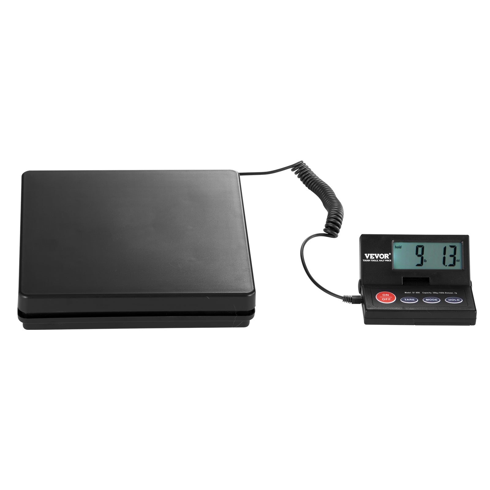 VEVOR Shipping Scale 110 Lbs/440 Lbs Digital Postal Scale AC/DC Package LCD