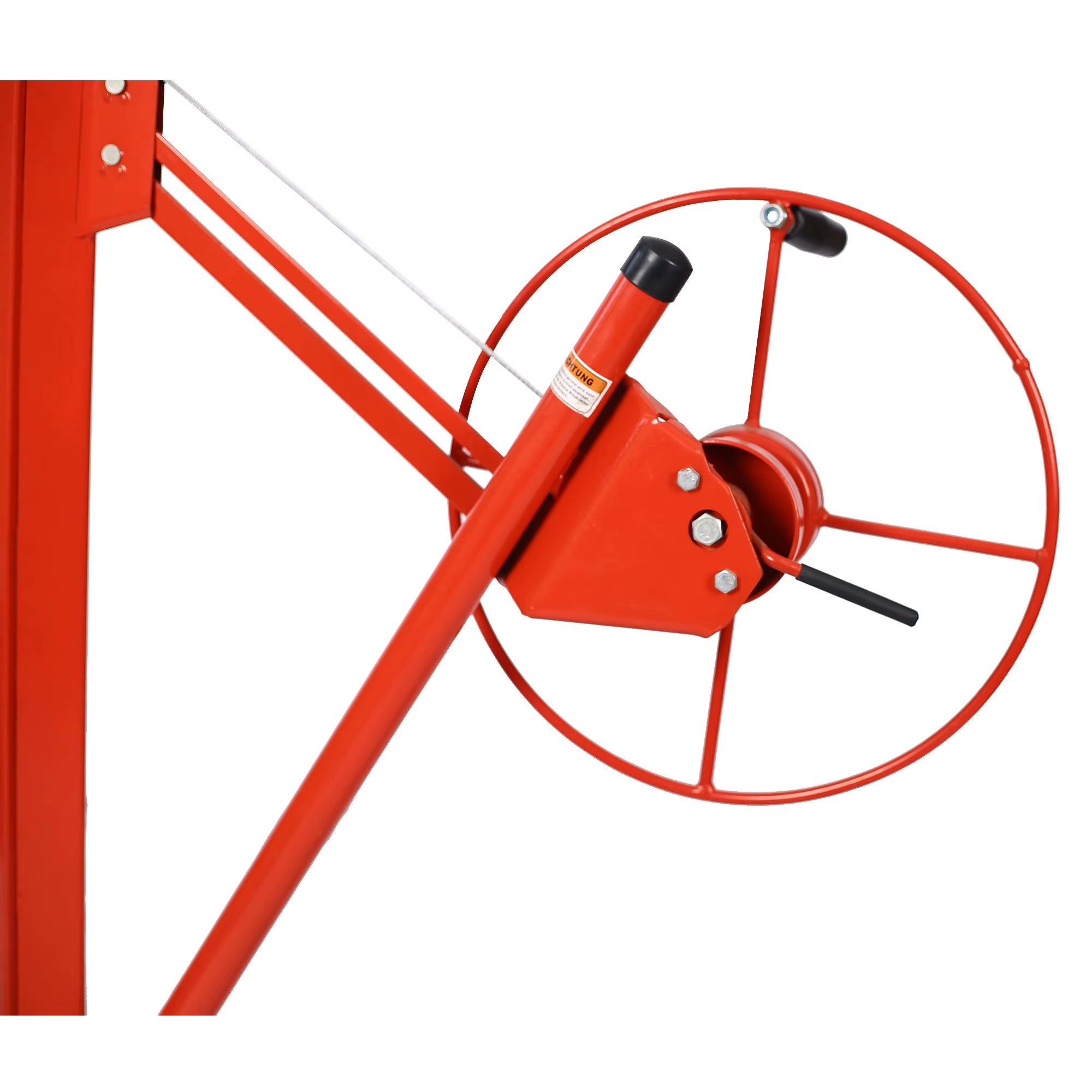 DB Red 11' Drywall Lift Panel Hoist Jack Lifter Drywall Lift Panel Construction Lifter