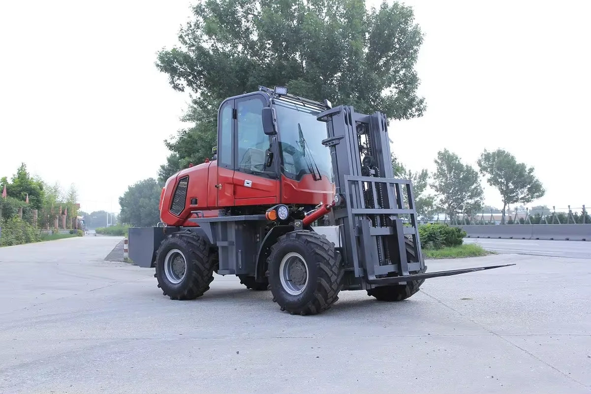Unleash Your Off-Road Potential with a Powerful 3-Ton All-Terrain Forklift with Great Visibility