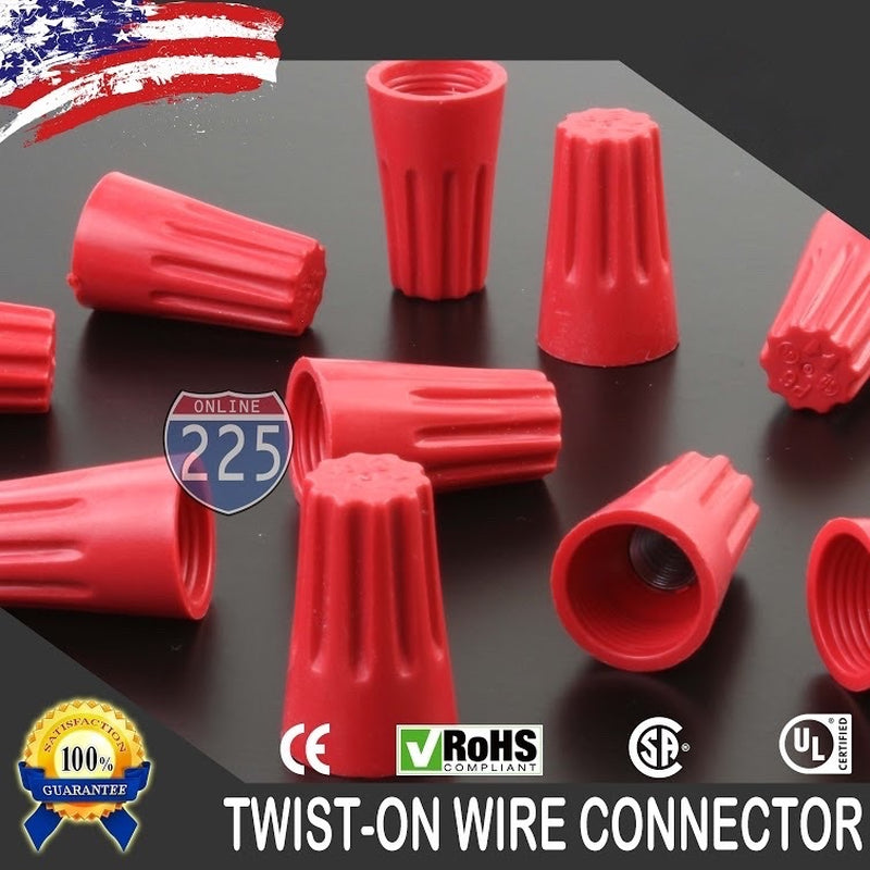 Variety of Twist-On Wire Connector Connection Nut Barrel Screw Rohs UL Color LOT
