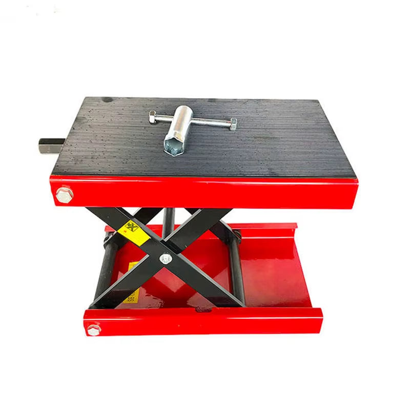 Professional 500KG 1100LBS Center Scissor Motorcycle Jack Lift 1Pc Stand Repair Tools for Motor Bicycle & ATV Work