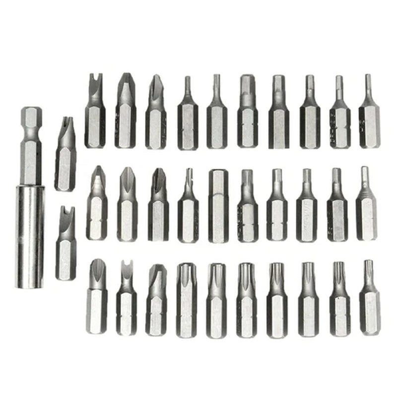 33 Tamper Proof Security Torq Hex Star Spanner Tri Wing Screwdriver Torx Bit Set