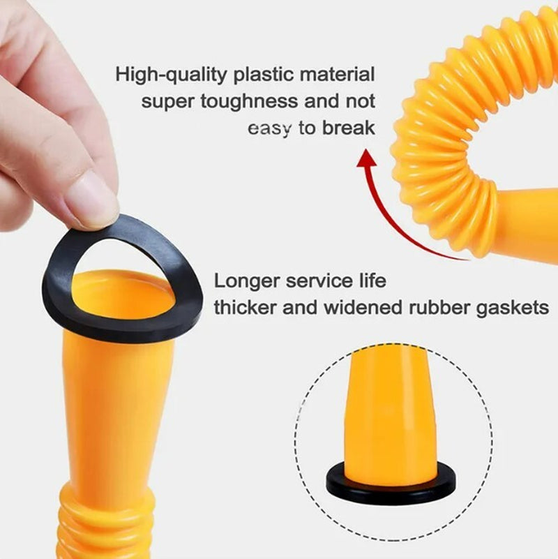 5✖ Replacement Gas Can Spout Nozzle Vent Kit for Plastic Gas Cans Old Style Cap