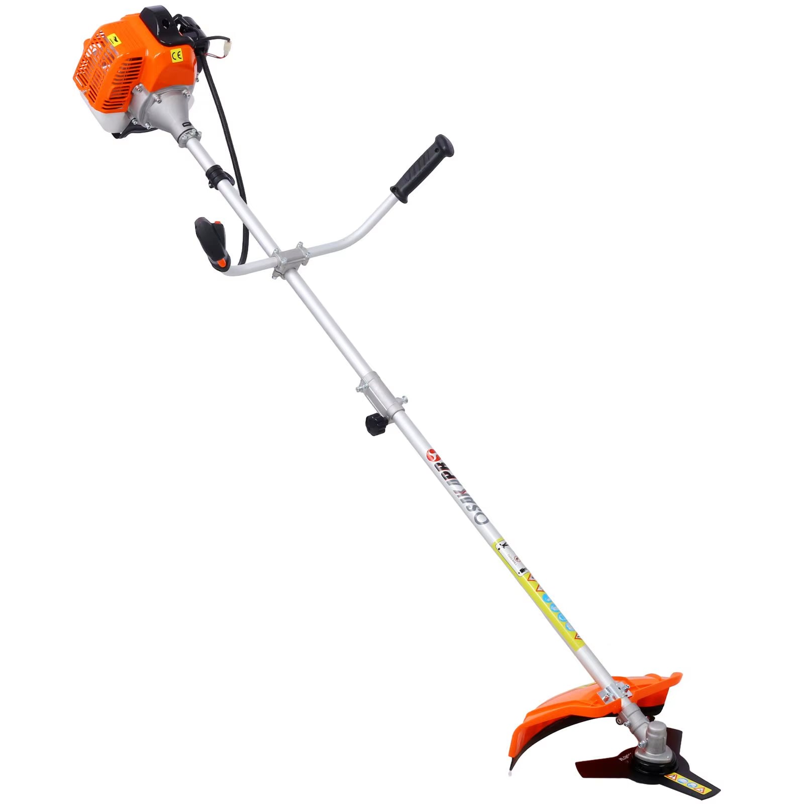 DB 52Cc Gas Powered String Trimmer Weed Eater/Wacker with 10'' Brush Cutter Rubber Handle and Shoulder Strap-For Gardening
