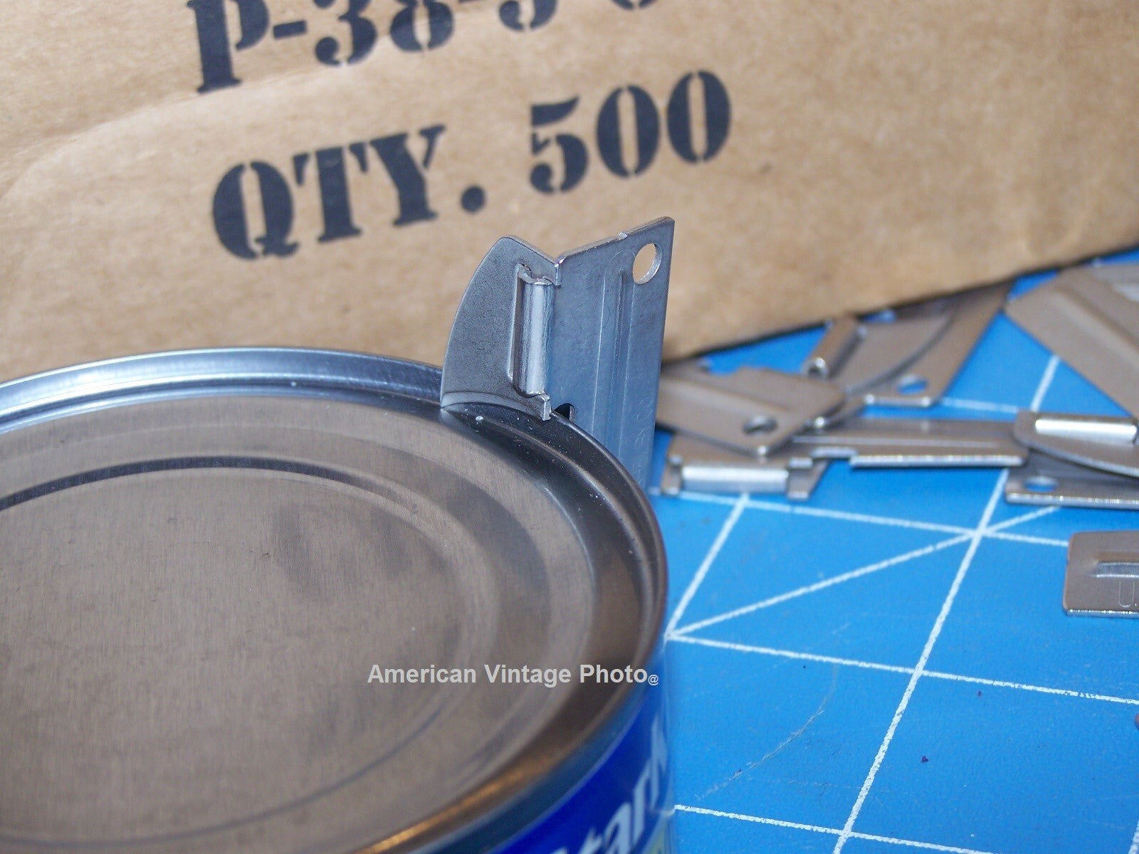 50 P38 Can Opener Shelby USA Military F Mess Kit Camping Fishing Scout Survival