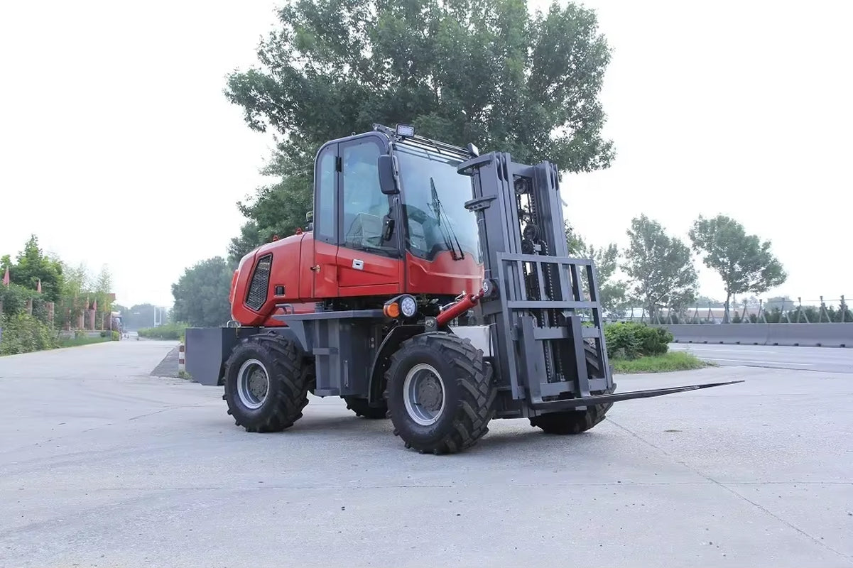 Unleash Your Off-Road Potential with a Powerful 3-Ton All-Terrain Forklift with Great Visibility