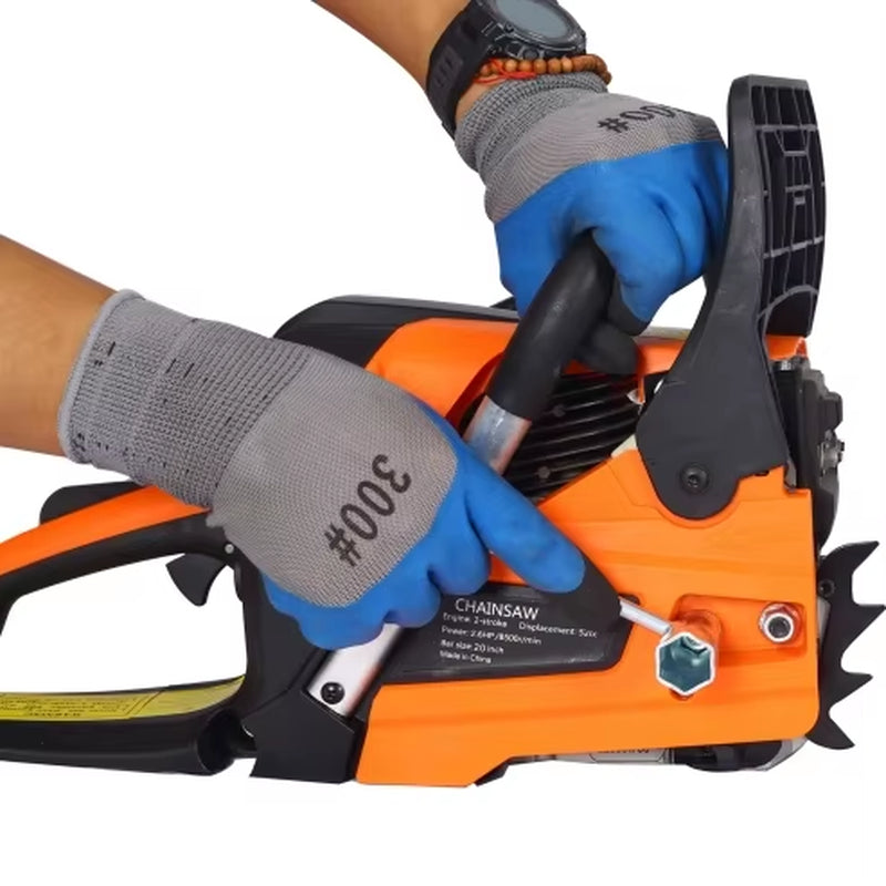 20Inch 52Cc Gasoline Chainsaw New 2-Cycle EPA Compliant FCJ with Oregon Chain and 2-Stroke Feature Wood Cutting Tree Pruning