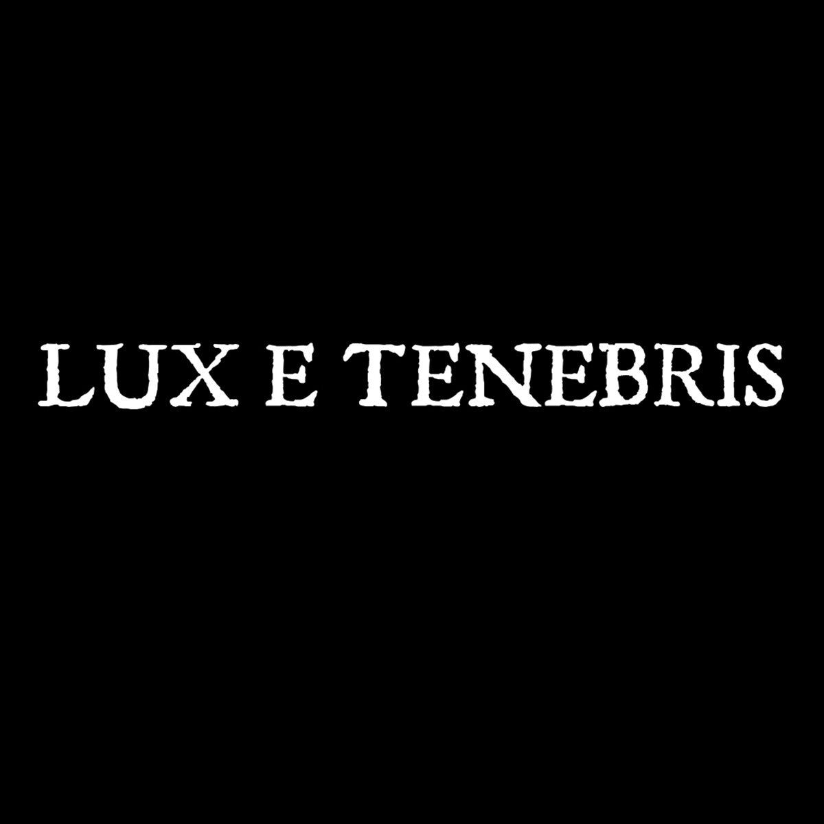 Lux E Tenebris Masonic Vinyl Decal - White 6 Inch