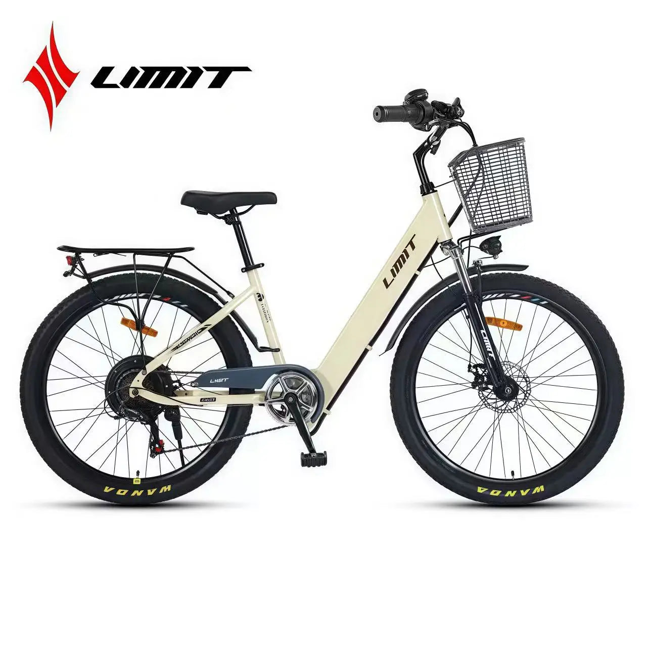 New Adult City E-Bike Bike 26-Inch 48V 10AH Removable Battery Range 25/H Women'S City Bike