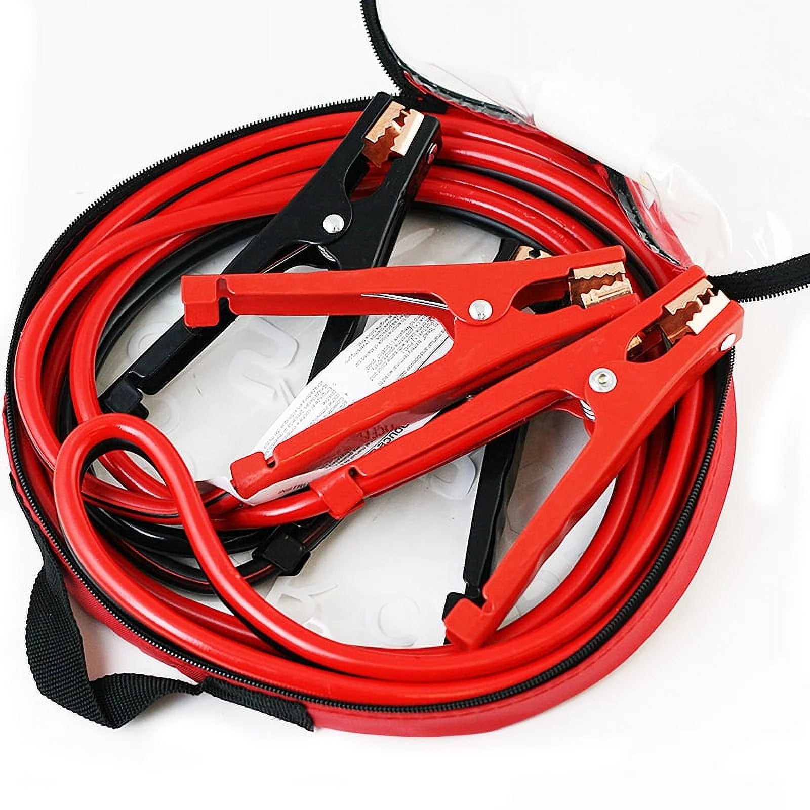 12FT 6 Gauge Power Jumper Cable Starter Booster Cable 500 AMP