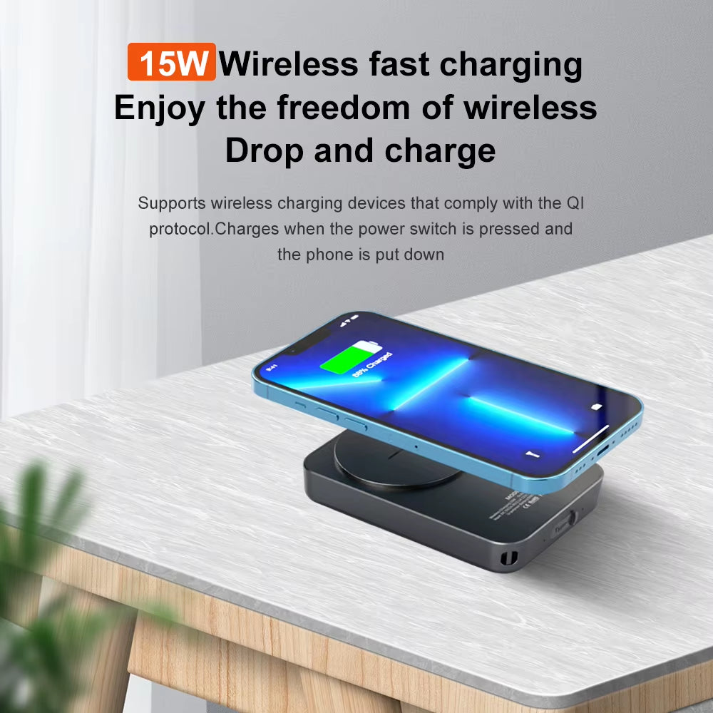Mini Portable Power Bank 5000Mah - Ultra Slim, Ideal for Travel & on - the - Go Use