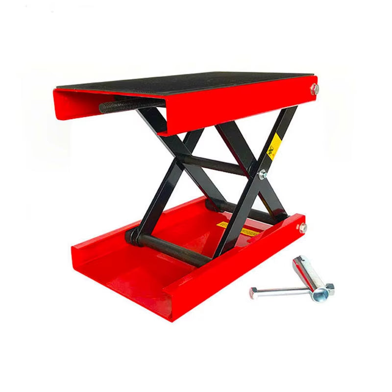 Professional 500KG 1100LBS Center Scissor Motorcycle Jack Lift 1Pc Stand Repair Tools for Motor Bicycle & ATV Work