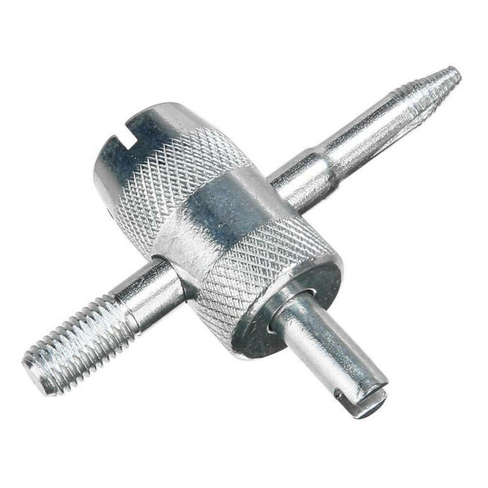 4Way Car Tyre Valve Repair Tool & 4 Pcs Tire Stem Core Remover Installers P7K9