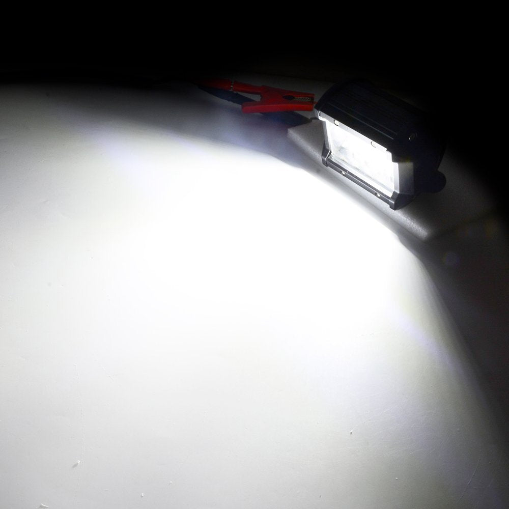 Tow Hitch Mounting Bracket +Tri-Row LED Work Light Pods Backup Reverse for Truck