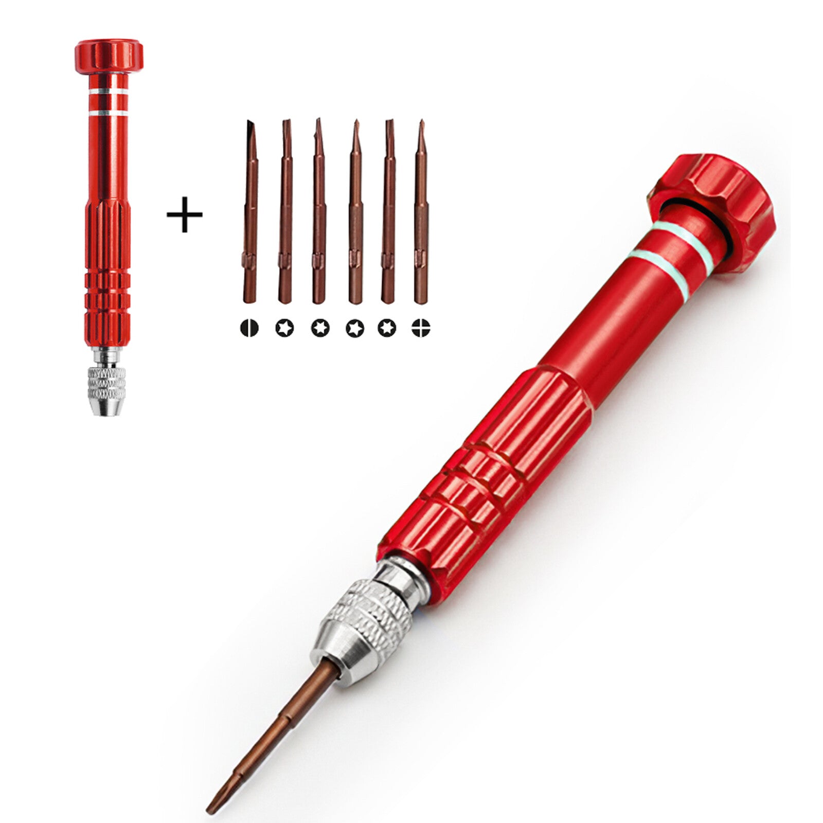 Small Screwdriver Watch Glasses Mini Precision Tiny Set Repair Kit Tool Red