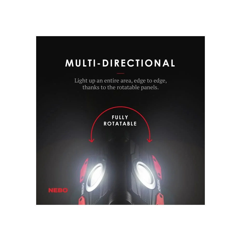 Omni 2,000 Lumen COB LED Black Rechargeable Handheld Work Light