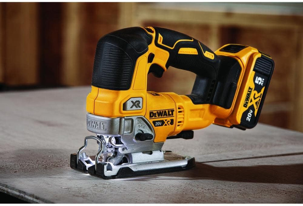 20V MAX XR Jig Saw, 3,200 Blade Speed, Cordless, Brushless Motor, LED Light, Bare Tool Only (DCS334B)
