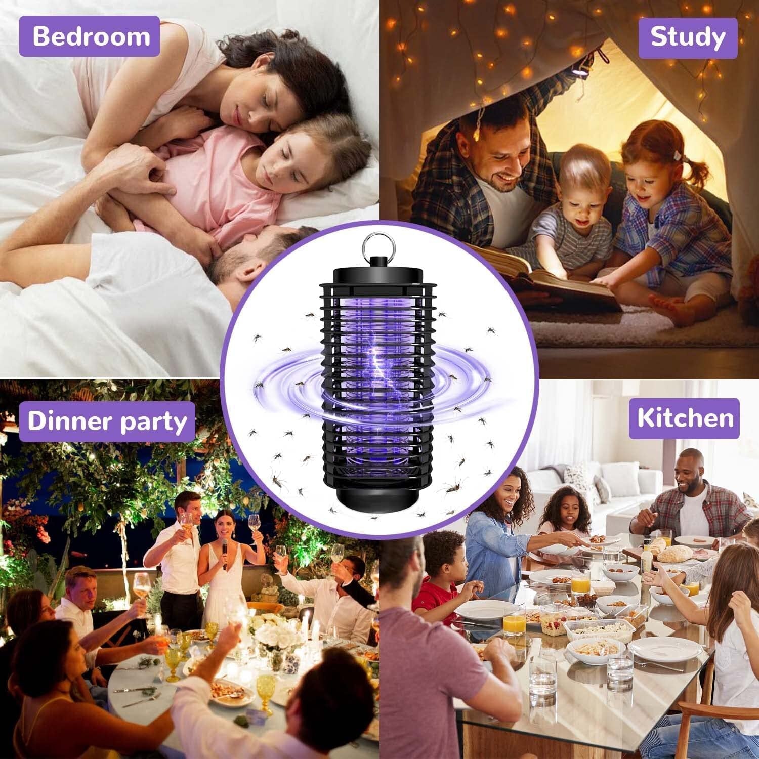 Electric Mosquito Fly Bug Insect Zapper Killer Trap Pest Control Outdoor/Indoor