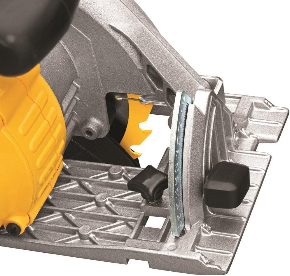 20V MAX Circular Saw, 6-1/2-Inch Blade, 460 MWO Engine, 0-50 Degree Bevel Capability, Bare Tool Only (DCS391B)