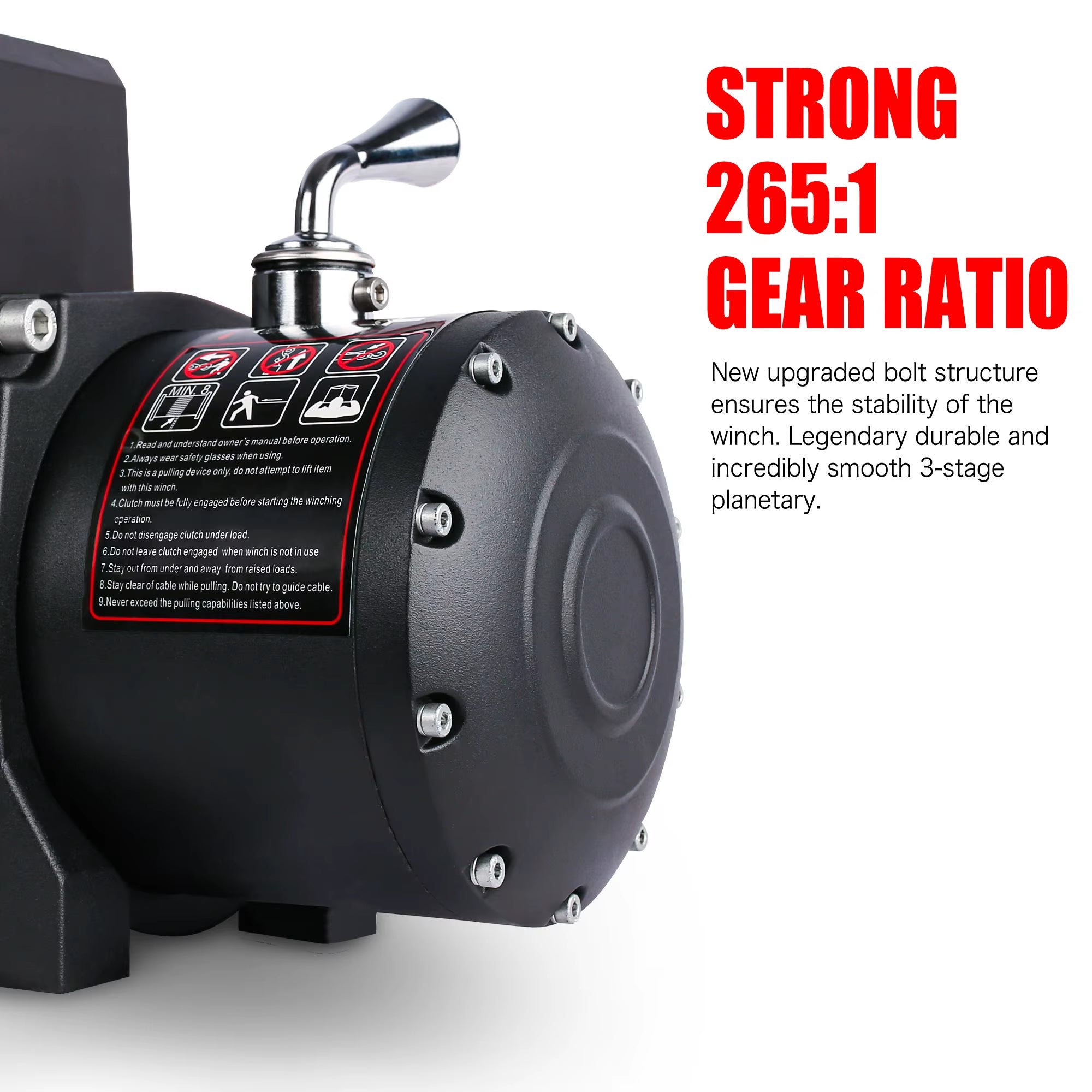 DB X-BULL 12000 Lbs Electric Winch with 12V DC Motor Steel Wire Rope for Trailer Towing for Trucks Jeeps Suvs Autos