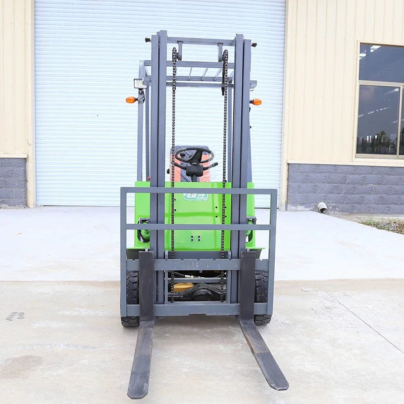 Mini 1Ton Forklifts 4 Wheel Electric Forklift Hydraulic Forklift Truck