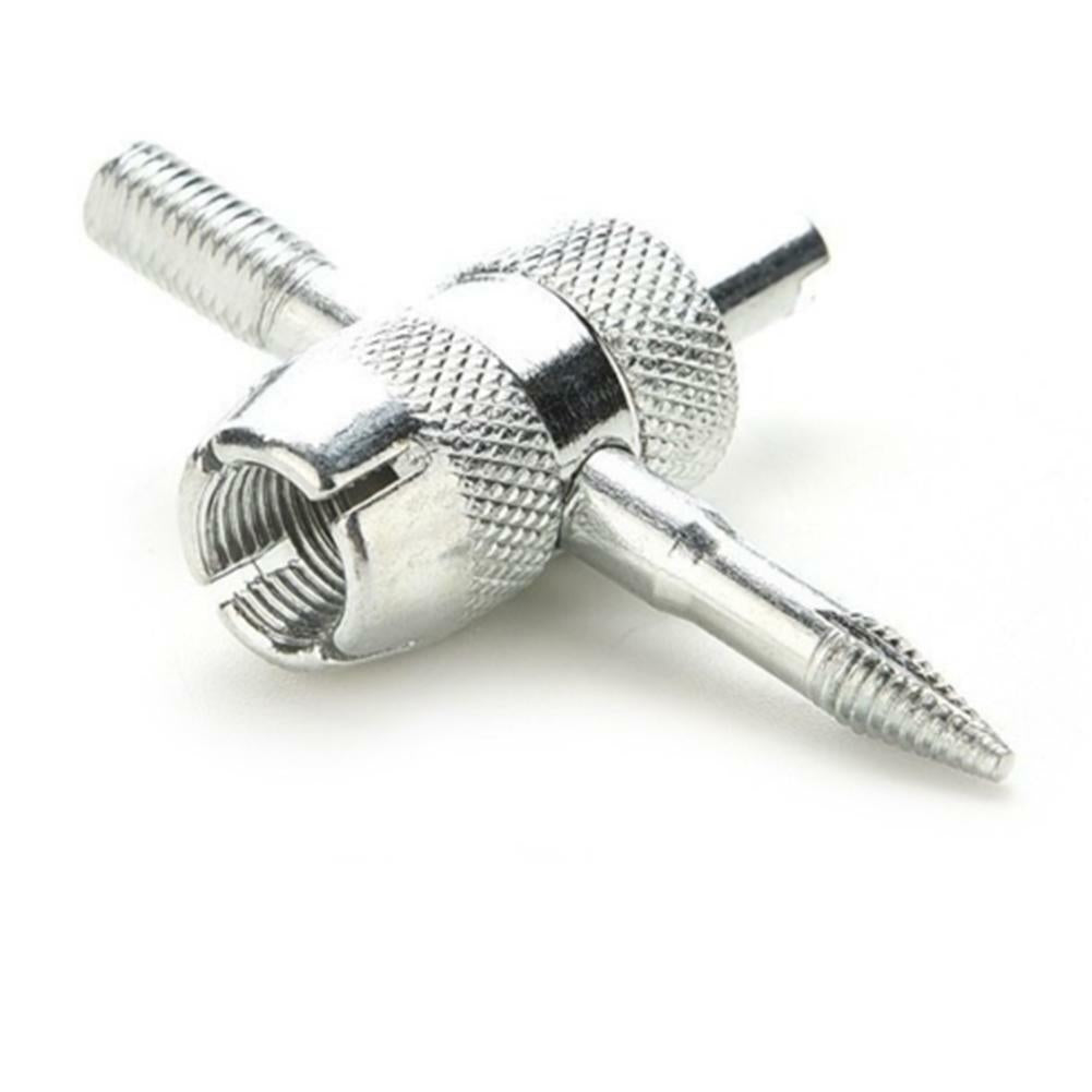4Way Car Tyre Valve Repair Tool & 4 Pcs Tire Stem Core Remover Installers P7K9