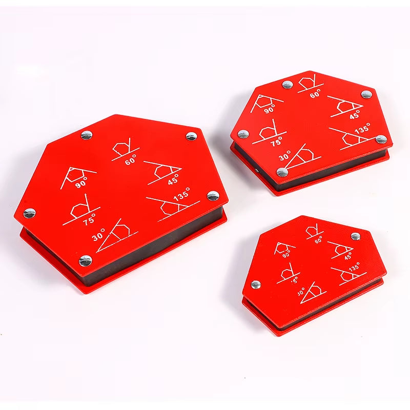 Strong Magnetic Welding Locator Electric Welding Auxiliary Magnetic Suction Right Angle Magnet Bevel Multi-Angle Iron Locator