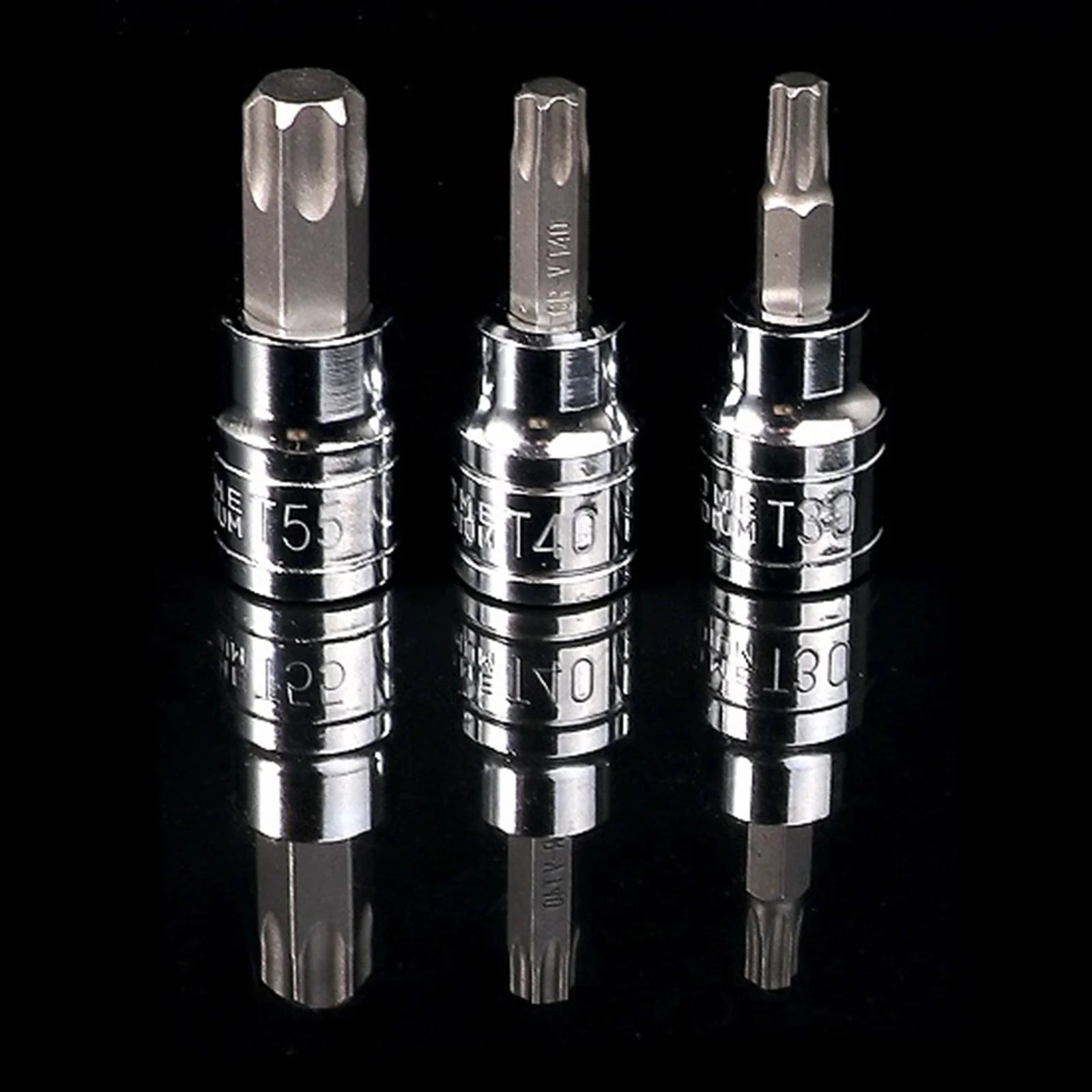 Socket Set 10-Piece Torx Socket Set T10 - T55 Drive Socket Set 3/8 Inches