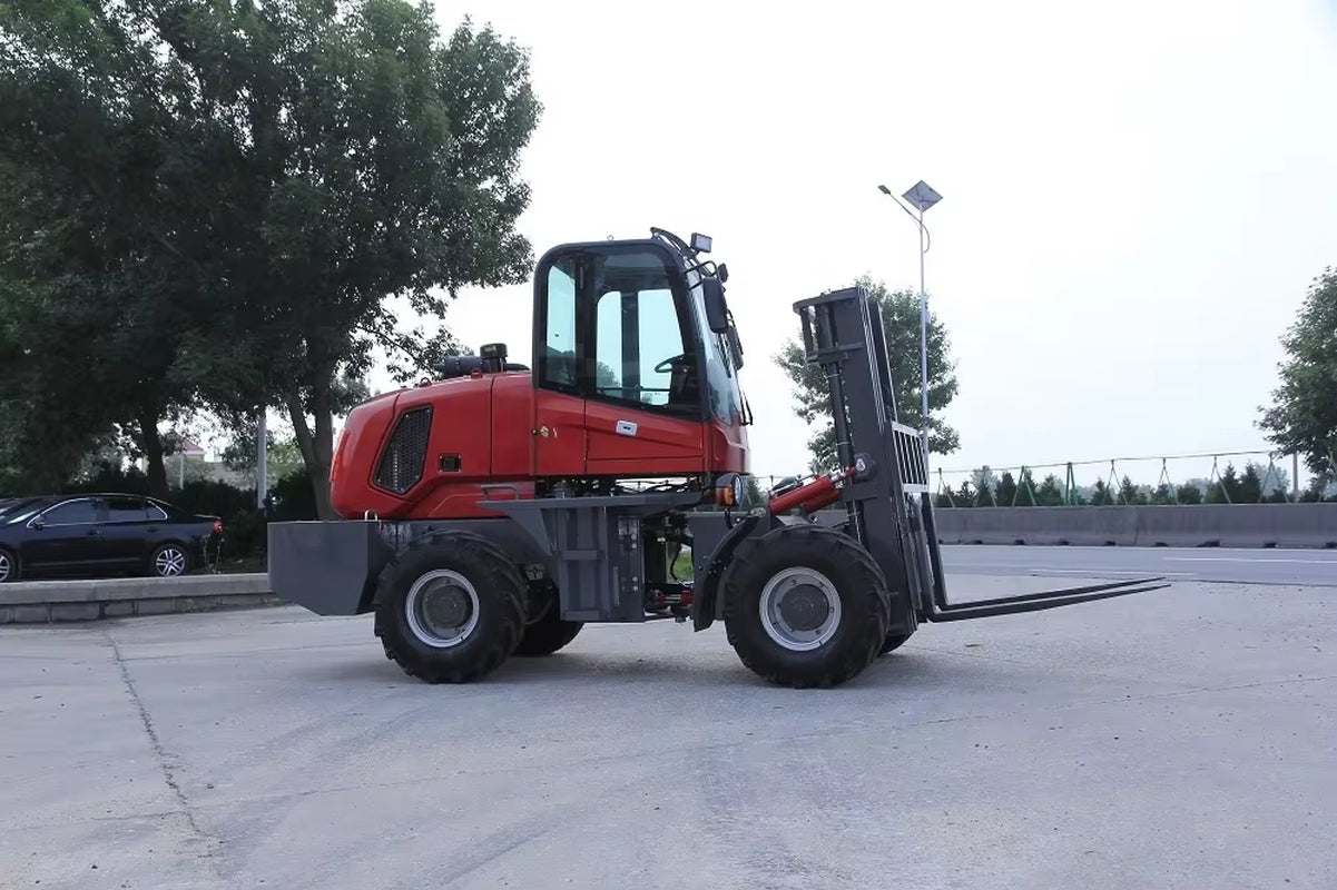 Unleash Your Off-Road Potential with a Powerful 3-Ton All-Terrain Forklift with Great Visibility