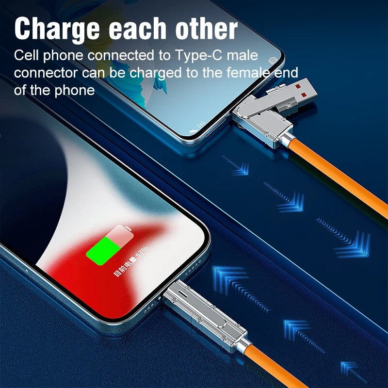 120W 4-Port USB C Fast Wall Charger Block for All Cell Phone Ipad Lot