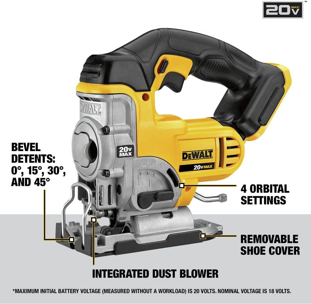 20V MAX Jig Saw, Tool Only (DCS331B)