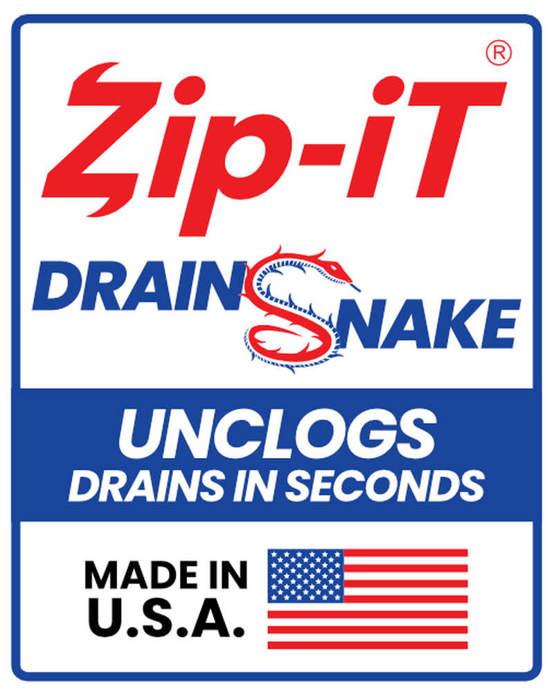 ZIP-IT BARBED PLASTIC Clog Removal Drain Snake Cleaner (12 PK)