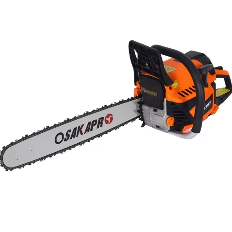 20Inch 52Cc Gasoline Chainsaw New 2-Cycle EPA Compliant FCJ with Oregon Chain and 2-Stroke Feature Wood Cutting Tree Pruning
