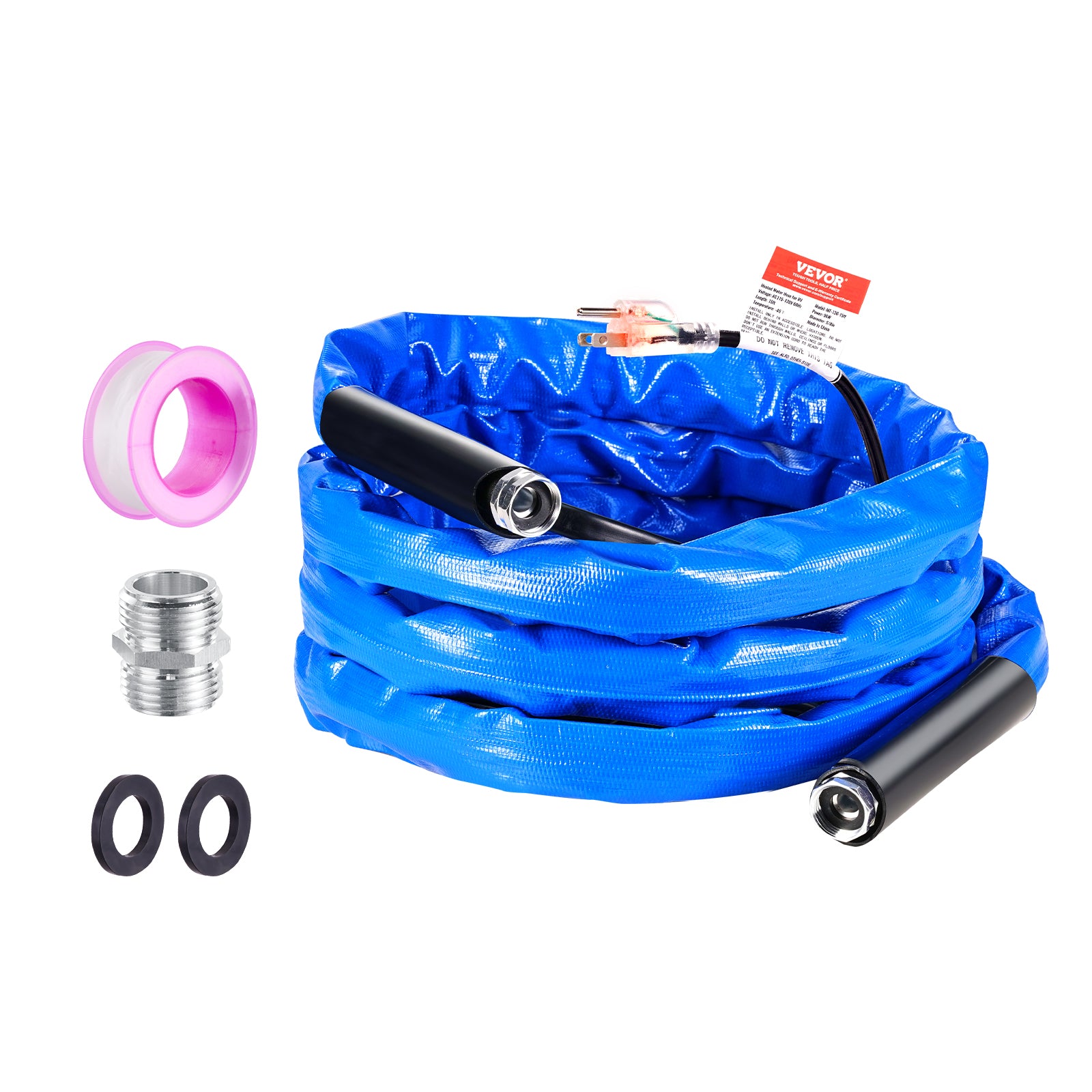 VEVOR Heated Water Hose 15Ft-100Ft for RV -45℉ Antifreeze Drinking Water Hose