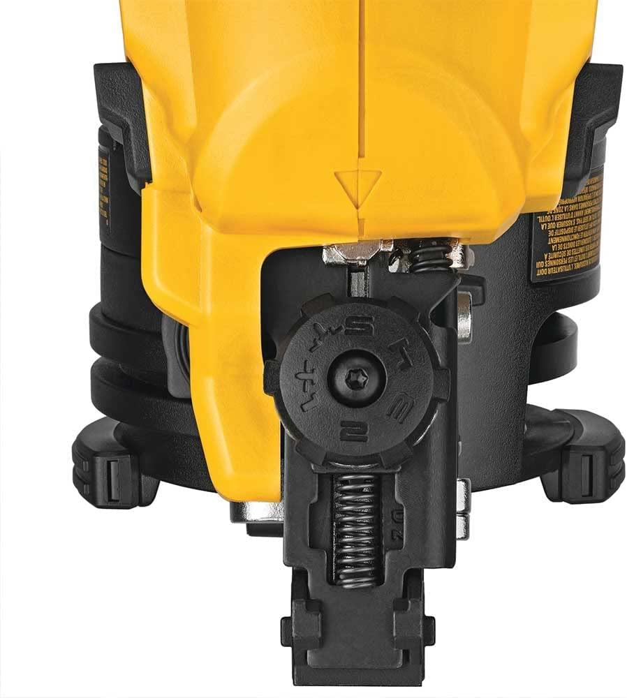 20V MAX Brushless 15 Degree Cordless Coil Battery Powered Roofing Nailer with Tool-Free Nail Tray (Yellow and Black)