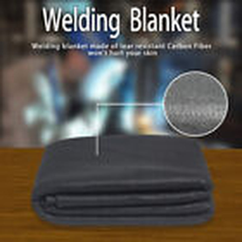 Carbon Fiber Welding Blanket Torch Shield Plumbing Heat 18" X 18" X 1/4" 3000℉