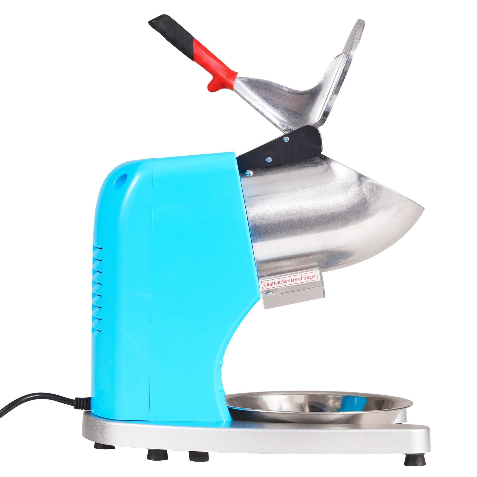 Electric Ice Crusher 220Lbs/Hr Snow Cone Machine Maker Shaved Ice 300W