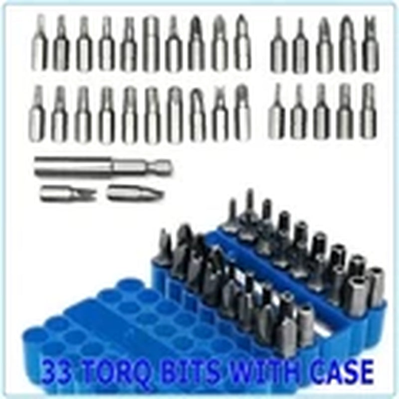 33 Tamper Proof Security Torq Hex Star Spanner Tri Wing Screwdriver Torx Bit Set
