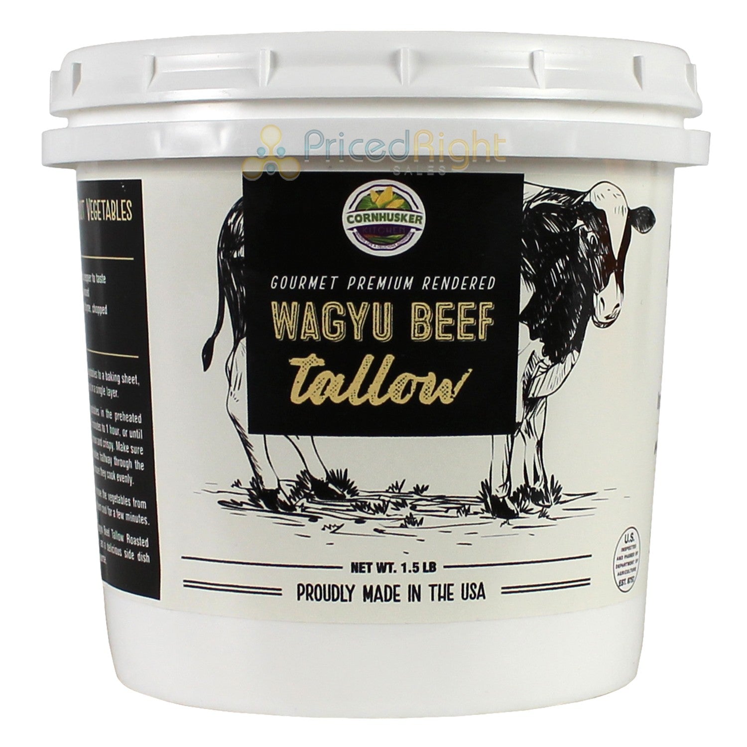 Cornhusker Kitchen Premium Grass-Fed Wagyu Beef Cooking Tallow 49576-Beeftall