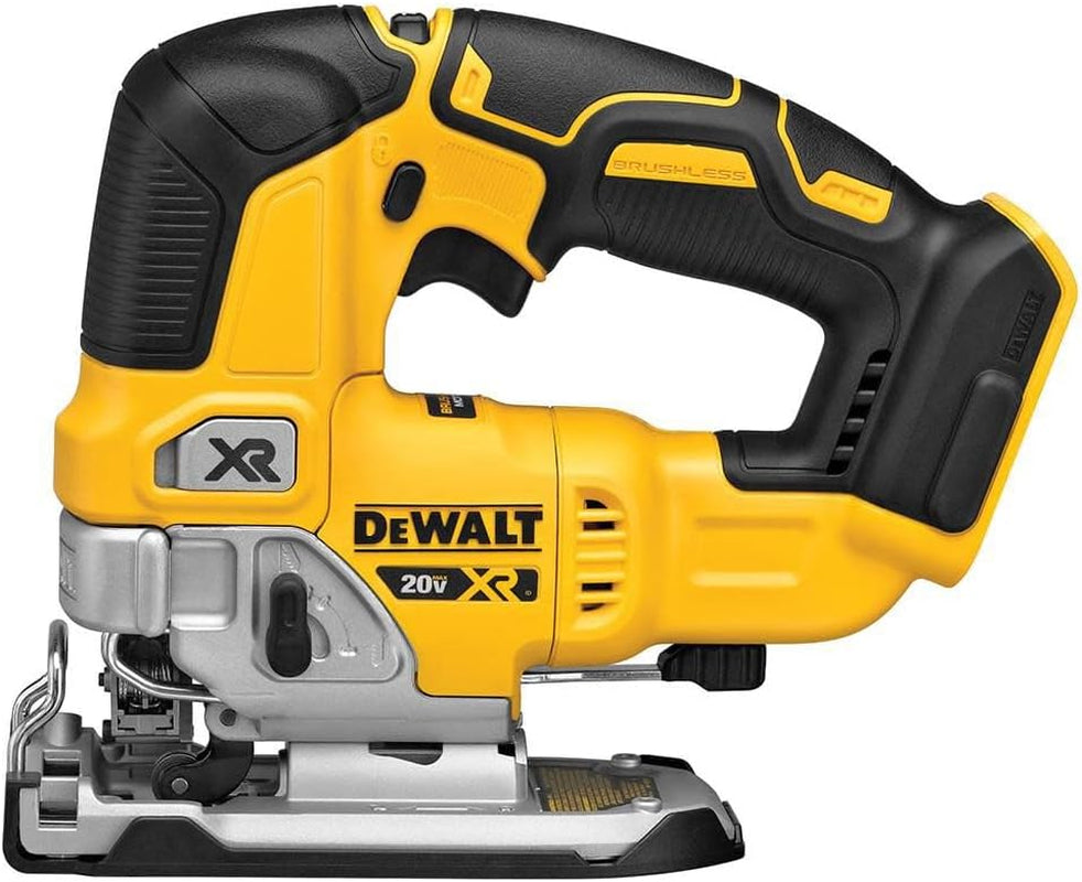 20V MAX XR Jig Saw, 3,200 Blade Speed, Cordless, Brushless Motor, LED Light, Bare Tool Only (DCS334B)