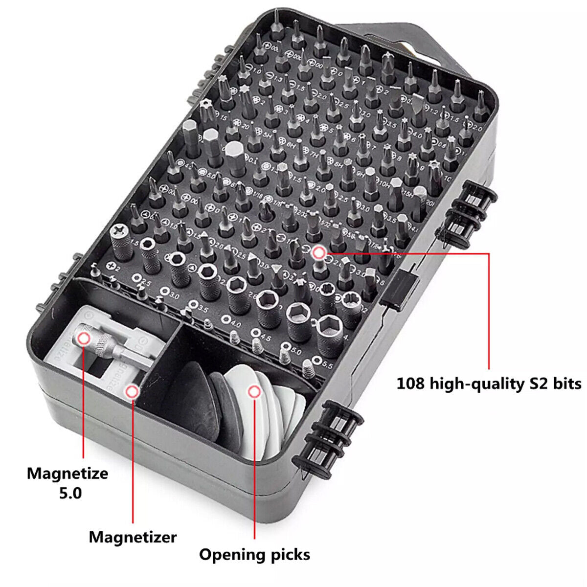 125 in 1 Magnetic Precision Screwdriver Set Computer PC Phone Repair Tool Kit