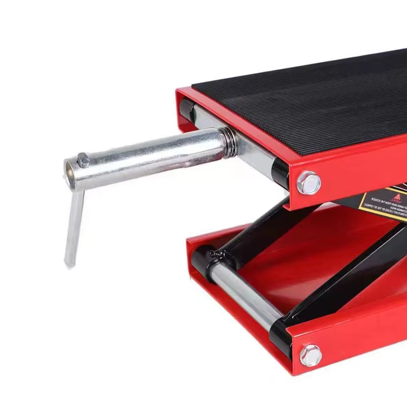 Professional 500KG 1100LBS Center Scissor Motorcycle Jack Lift 1Pc Stand Repair Tools for Motor Bicycle & ATV Work