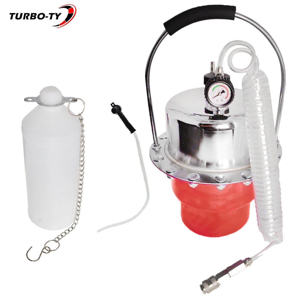 Portable Pneumatic Air Pressure Kit Brake & Clutch Bleeder Valve System Tool